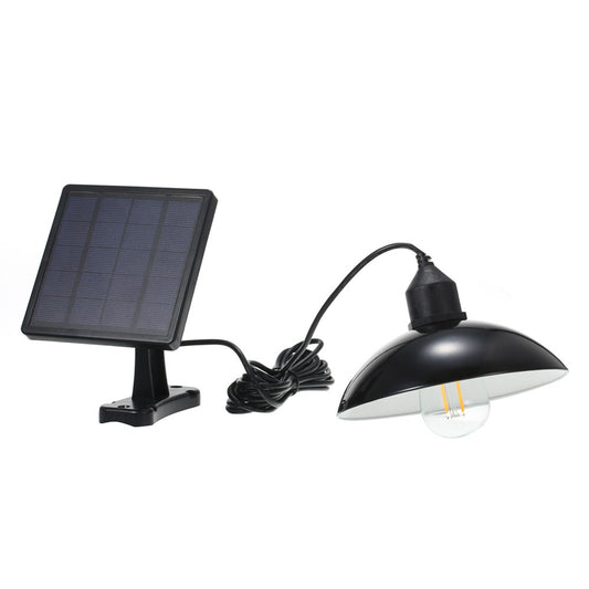 E27 For Outdoor Garden Solar Powered Energy Pendant Light Lamp