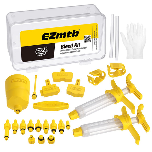 EZMTB Brake Bleed Kit Lightweight Bicycle Hydraulic Disc Brake Oil Bleeding Tool