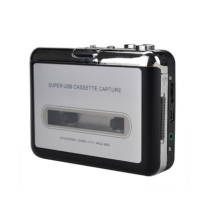 USB Cassette Player Portable Tape Player Captures MP3/CD Audio Music via USB for Laptop PC and Mac