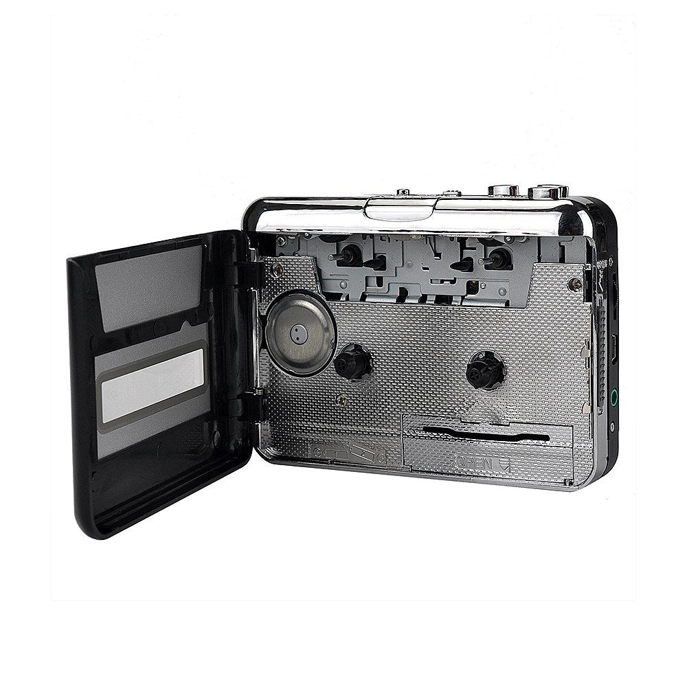 USB Cassette Player Portable Tape Player Captures MP3/CD Audio Music via USB for Laptop PC and Mac