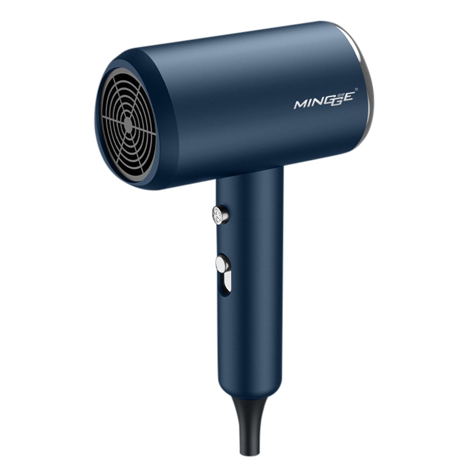 MINGGE Portable Electric Hair Drier 1200W Home Hair Blower Hot Cold Wind 3 Speeds Adjustable with Concentrator Nozzle Hair Styling Tool