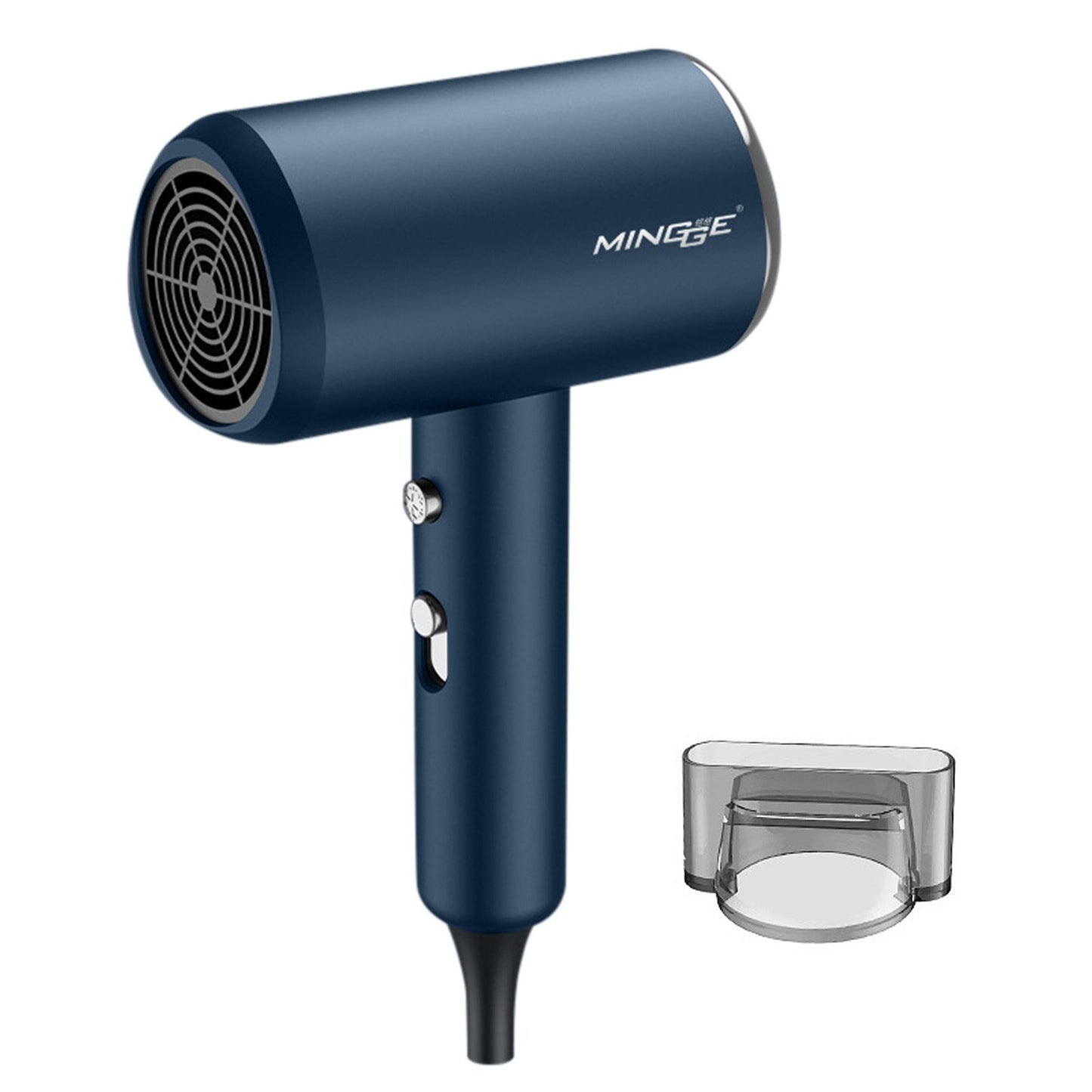 MINGGE Portable Electric Hair Drier 1200W Home Hair Blower Hot Cold Wind 3 Speeds Adjustable with Concentrator Nozzle Hair Styling Tool