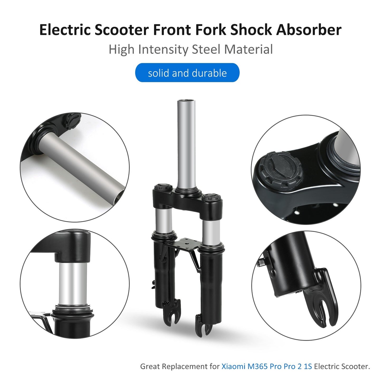 Electric Scooter Front Fork Shock Absorber Durable Electric Scooter Front Fork Suspension for Xiaomi M365 Pro Pro 2 1S