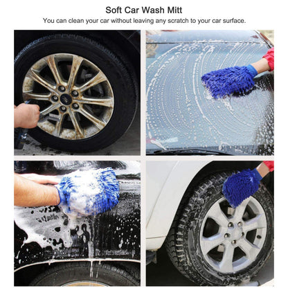 13Pcs Car Wheel Brush Set Car Wheel Cleaning Brush Kit Including 5 Detailing Brushes/3 Steel Wire Brushes/Wheel Rim Brush/Air Vents Brush/Tire Brush/Car Wash Mitt/Towel