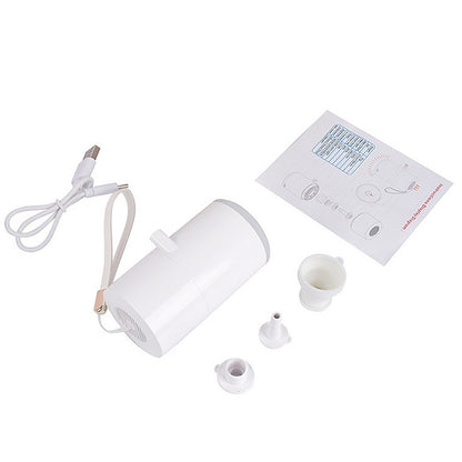 1400mAh Battery Built In Mini Air Pump with Light Wireless Electric Inflation Pump for Air Mattress Swimming Rings Inflatable Beds