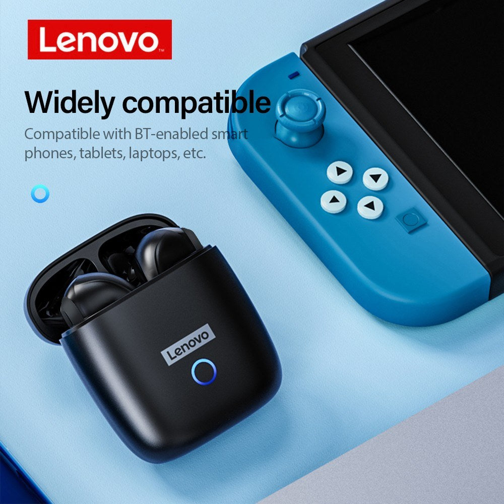 LENOVO LP50 True Wireless Bluetooth Headphone BT5.0 ENC Noise Reduction Semi-in-ear Sports Music Earbuds HiFi Sound Quality