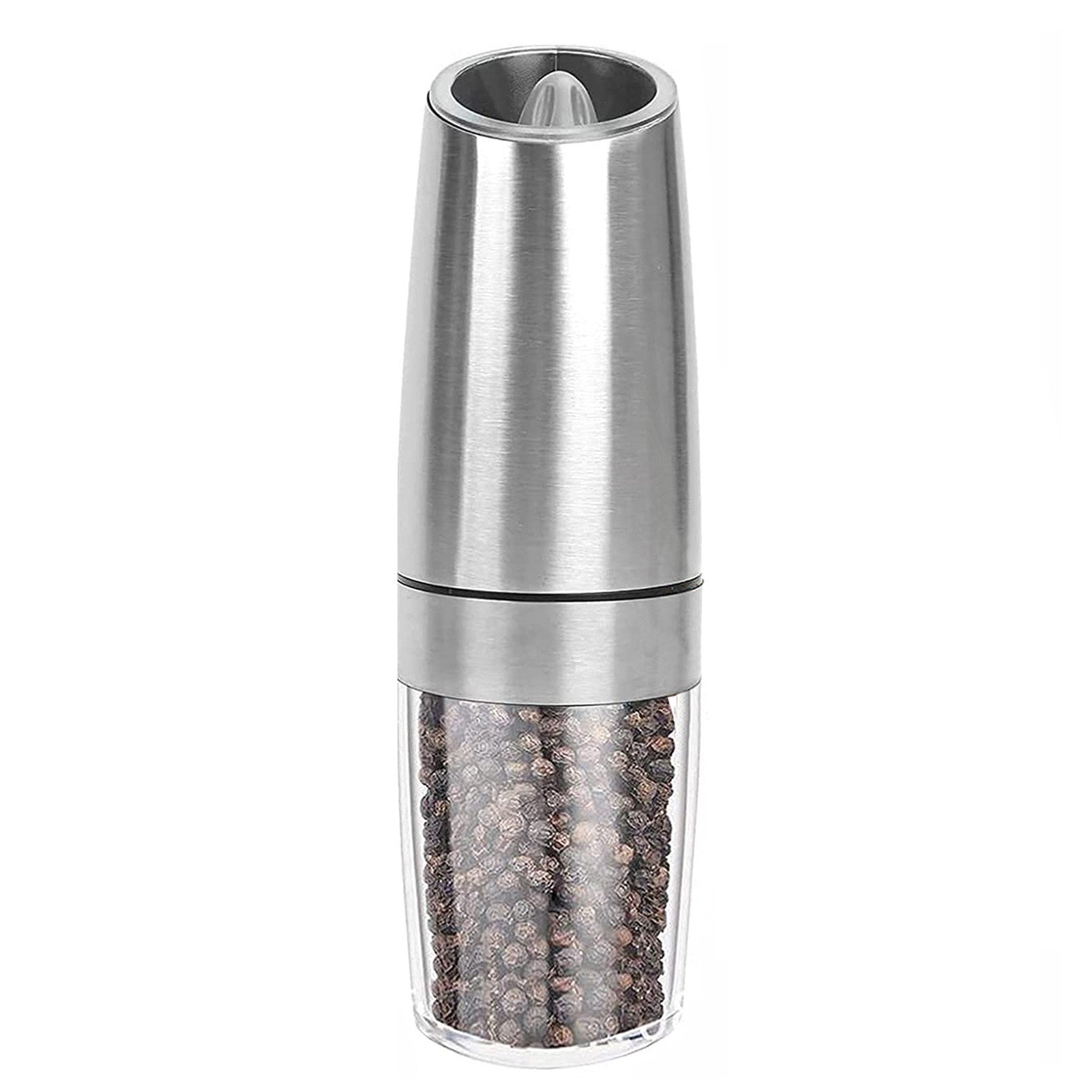 Automatic Salt Pepper Grinder Electric Spice Mill Grinder Seasoning Kitchen Tools with Blue LED Light (without FDA Certification)