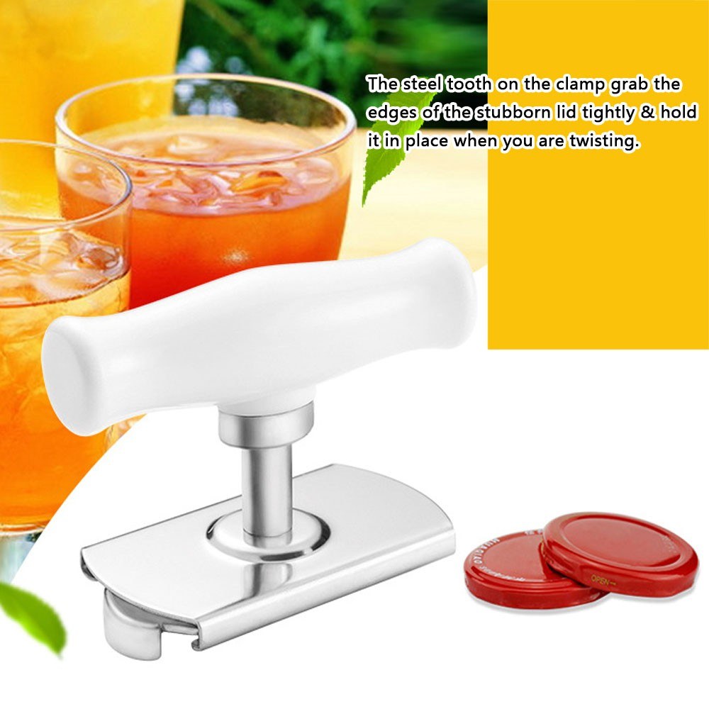 Stainless Steel Labor-saving Capping Device Can Opener Screw Cap with Handle Bottle Cap Opening Tool