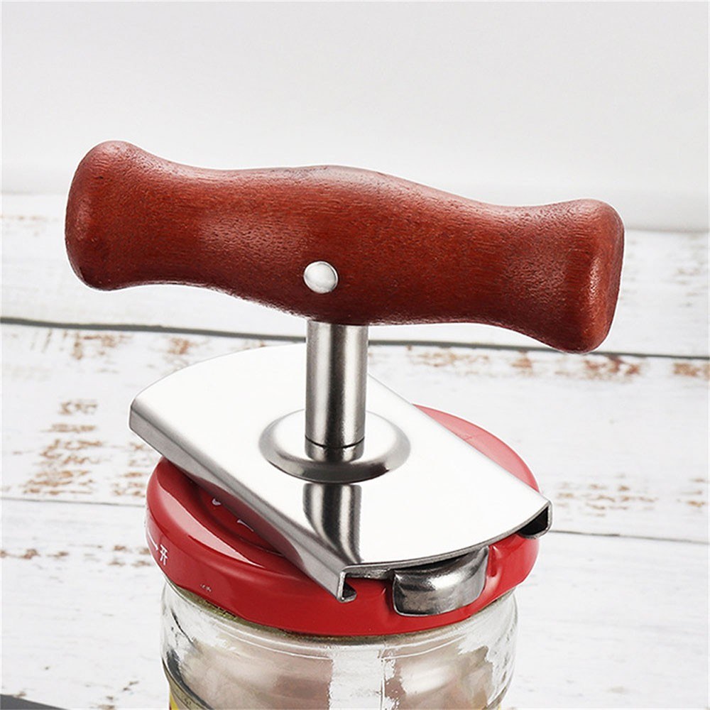 Stainless Steel Labor-saving Capping Device Can Opener Screw Cap with Handle Bottle Cap Opening Tool