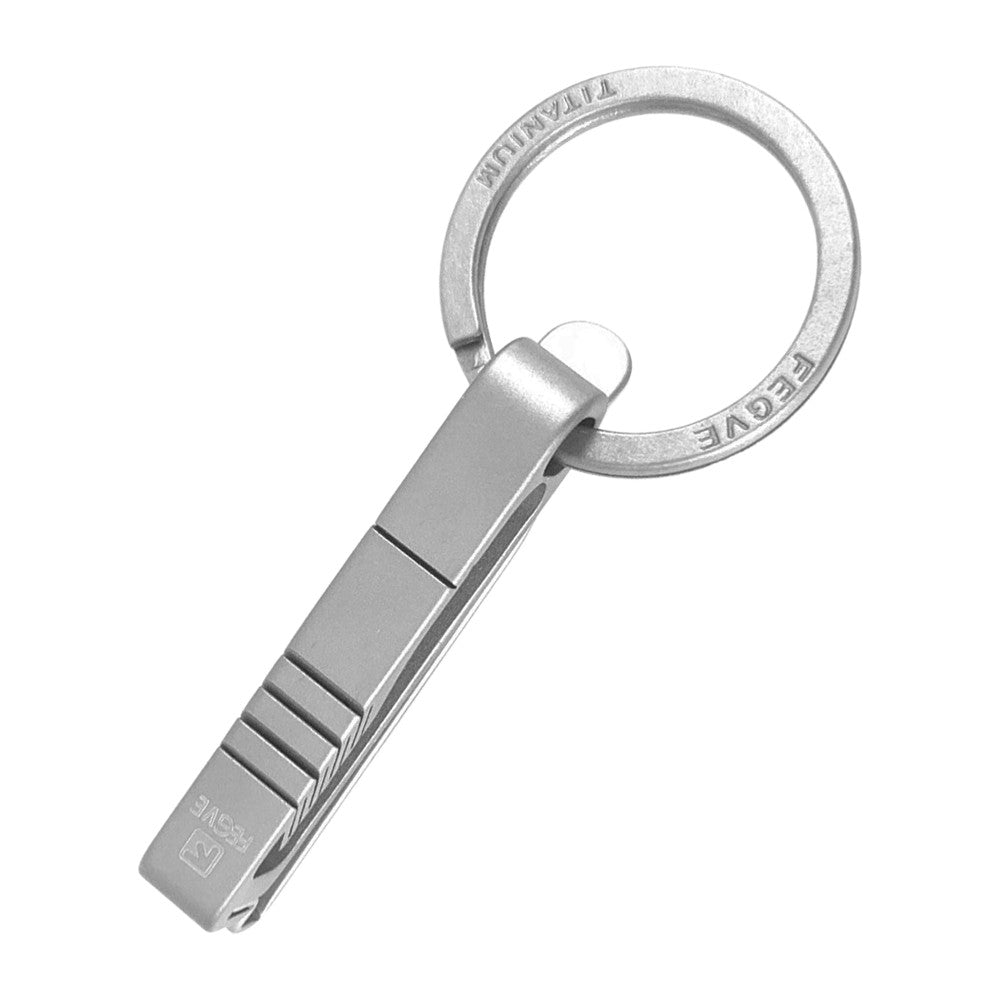 Portable Lightweight Titanium Alloy Key Chain Hook Men Waist Belt Key Ring Holder