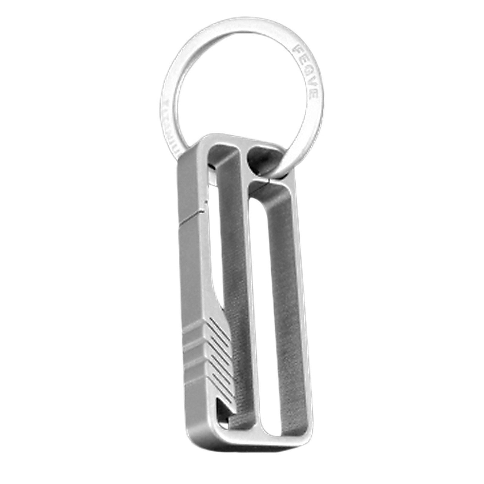 Portable Lightweight Titanium Alloy Key Chain Hook Men Waist Belt Key Ring Holder