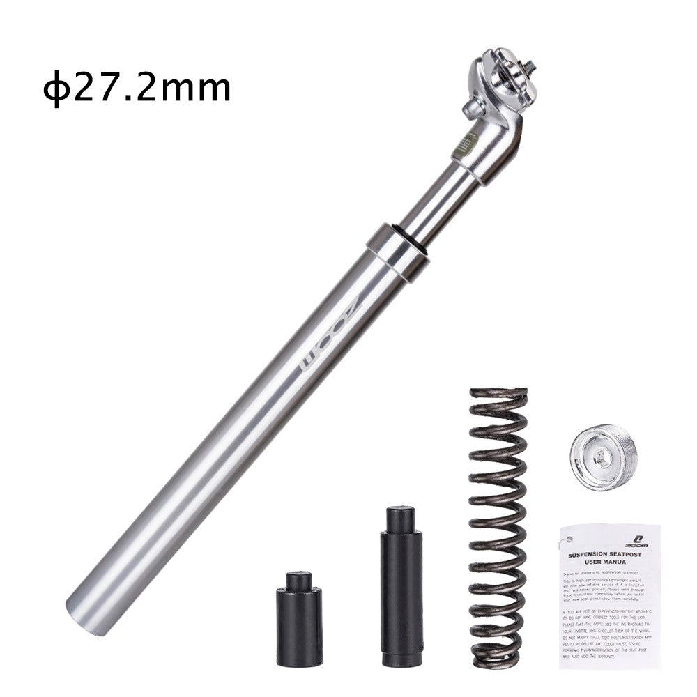 ZOOM Bike Suspension Seatpost Bicycle Seat Post Replacement Aluminum Adjustable Seat Tube