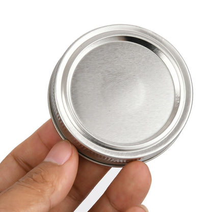 48PCS Canning Lids and Bands for Regular Mouth 70mm Jar Rings Split Type Leak Proof Metal Mason Jar Lids