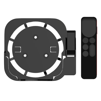 For Apple TV2/3/4/5/6 Wall-mounted Set-top Box Stand with Remote Control Protective Case