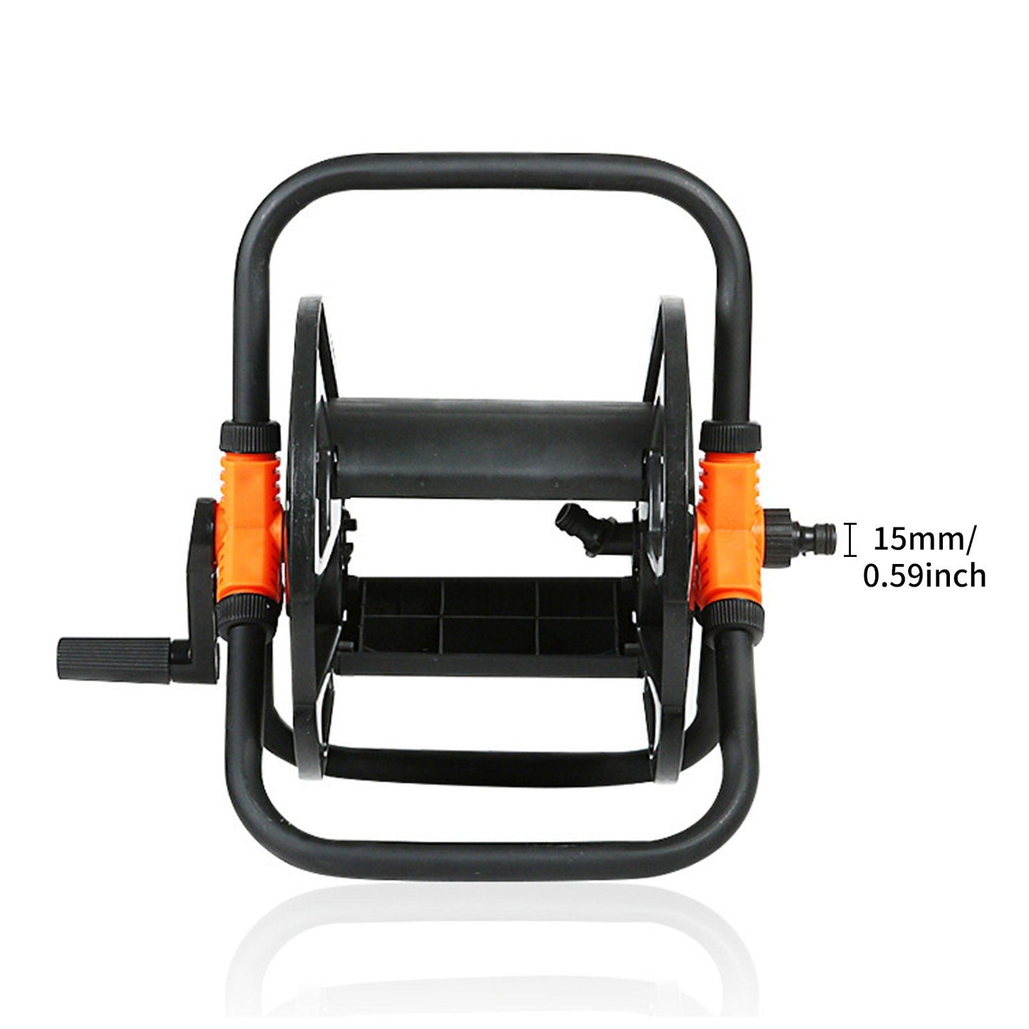 Garden Watering Trolley 20m Empty Hose Trolley Storage Car Washer Tool for Garden Camping Balcony