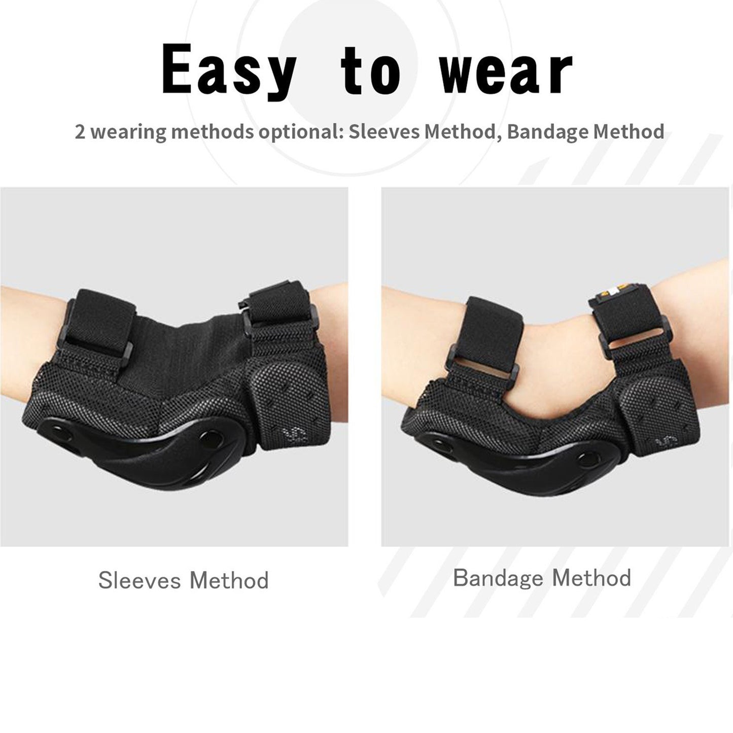 6 in 1 Knee Pads Elbow Pads Wrist Guards Safety Protective Gear Pads Kit for Skateboard Cycling Riding