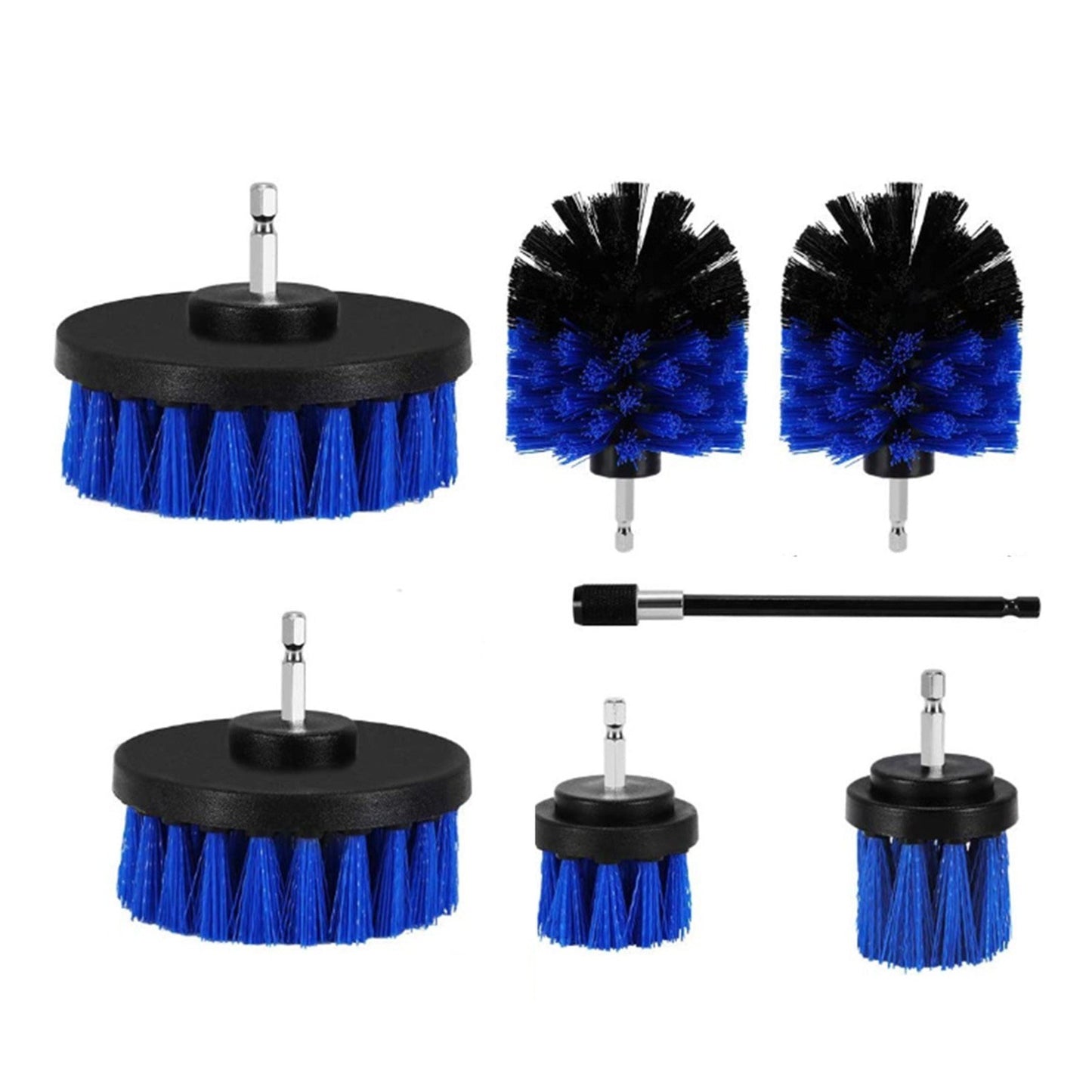 7Pcs Drill Brush Power Scrubber Brush Car Detailing Kit for Cleaning Car Tile Grill Floor Kitchen