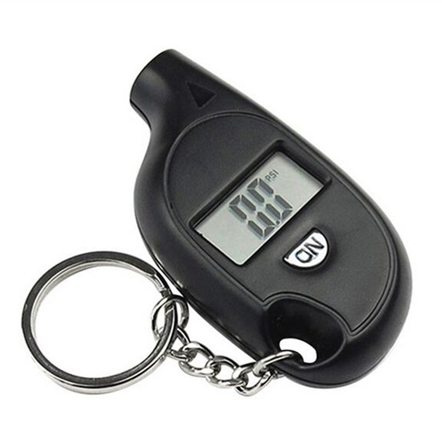 Portable Digital Display Car Tyre Air Pressure Gauge Mini Tire Pressure Tester Measuring Tool with Keychain