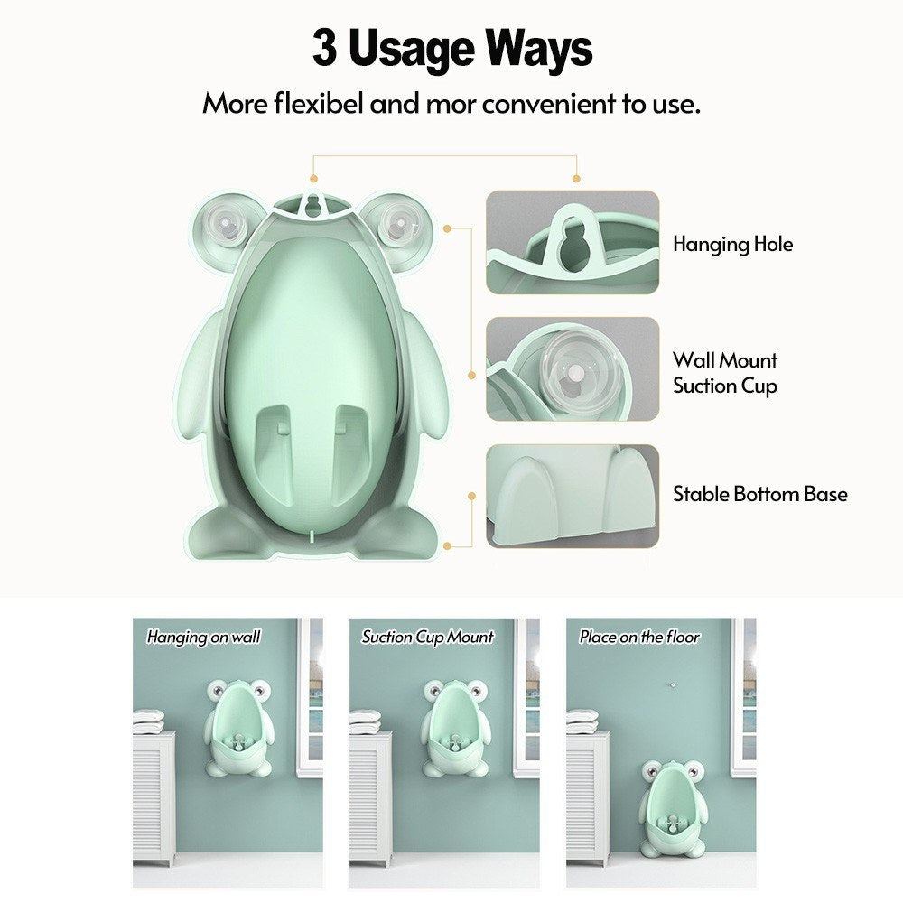 Pee Training Cute Cartoon Potty Training Urinal for Boys with Funny Aiming Target for for Toddler Boys