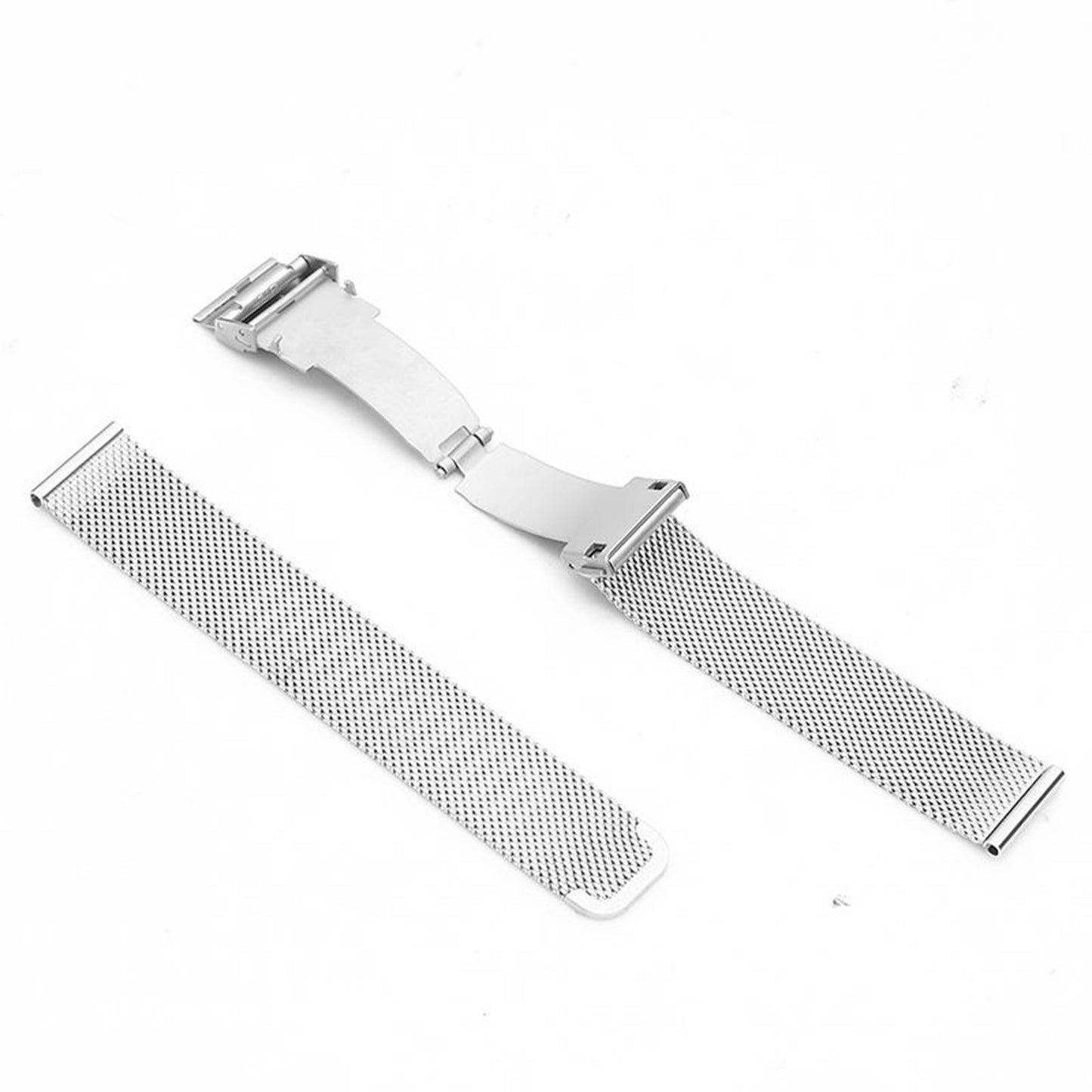 22mm Stainless Steel Thick Mesh Watch Band Quick Release Adjustable Heavy Duty Watch Strap Wristband