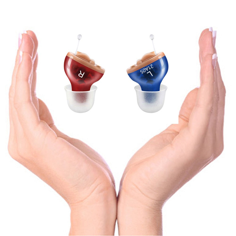 Mini Size Inner Ear Volume Adjustable Invisible Hearing Aid Hearing Aids Ear Sound Amplifier for Hearing Loss People