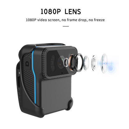 Video Action Camera 1080P WiFi Waterproof Camera Night Vision Vlogging Camera Recorder with Wide Angle Lens