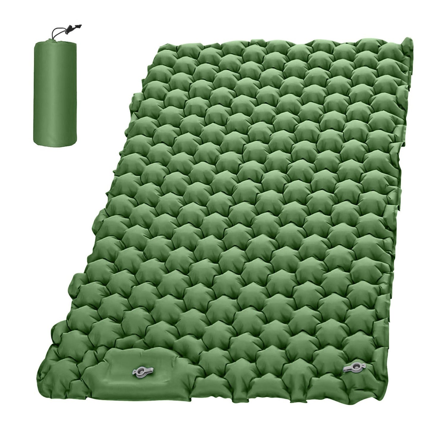 2 Person Lightweight Camping Mat Portable Air Mattress Waterproof Backpacking Sleeping Pad (No Pillow)