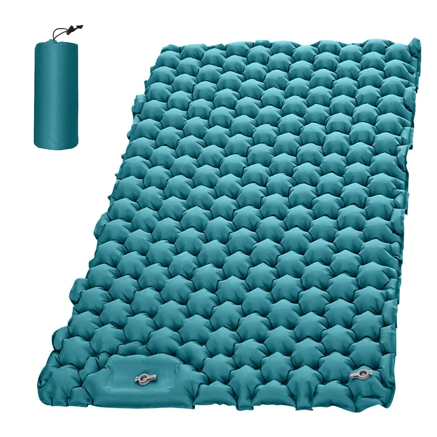 2 Person Lightweight Camping Mat Portable Air Mattress Waterproof Backpacking Sleeping Pad (No Pillow)