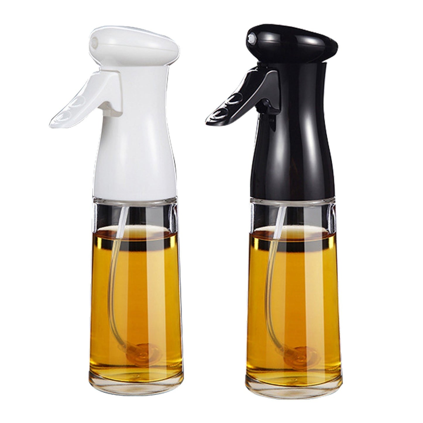 Oil Sprayer Glass Oil Spray Bottle 200ML Oil Misters Vinegar Bottle Oil Dispenser for Kitchen Air Fryer Cooking BBQ Salad Roasting (BPA Free, No FDA Certificate)