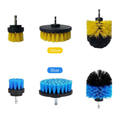 3 Pack Drill Brush Attachment Set Scrubber Cleaning Brush for Cleaning Bathroom Surfaces Floor Tub Shower Tile Kitchen