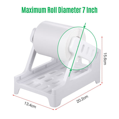 Label Holder Thermal Label Holder for Rolls and Fan-Fold Labels Work with Desktop Label Printers