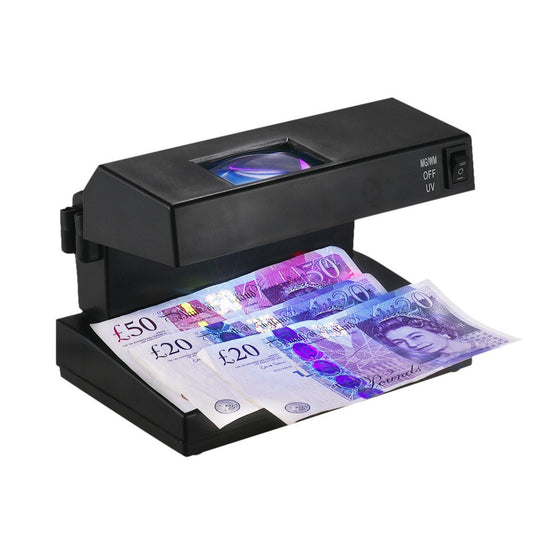 Money Counter Machine UV and Watermark Counterfeit Bill Detector for USD EURO POUND