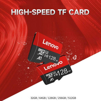 Lenovo Micro SD Card 64GB Mini TF Memory Card with up to 100 MB/s, A1 U3 C10 for Phone Camera Cam Tablet PC