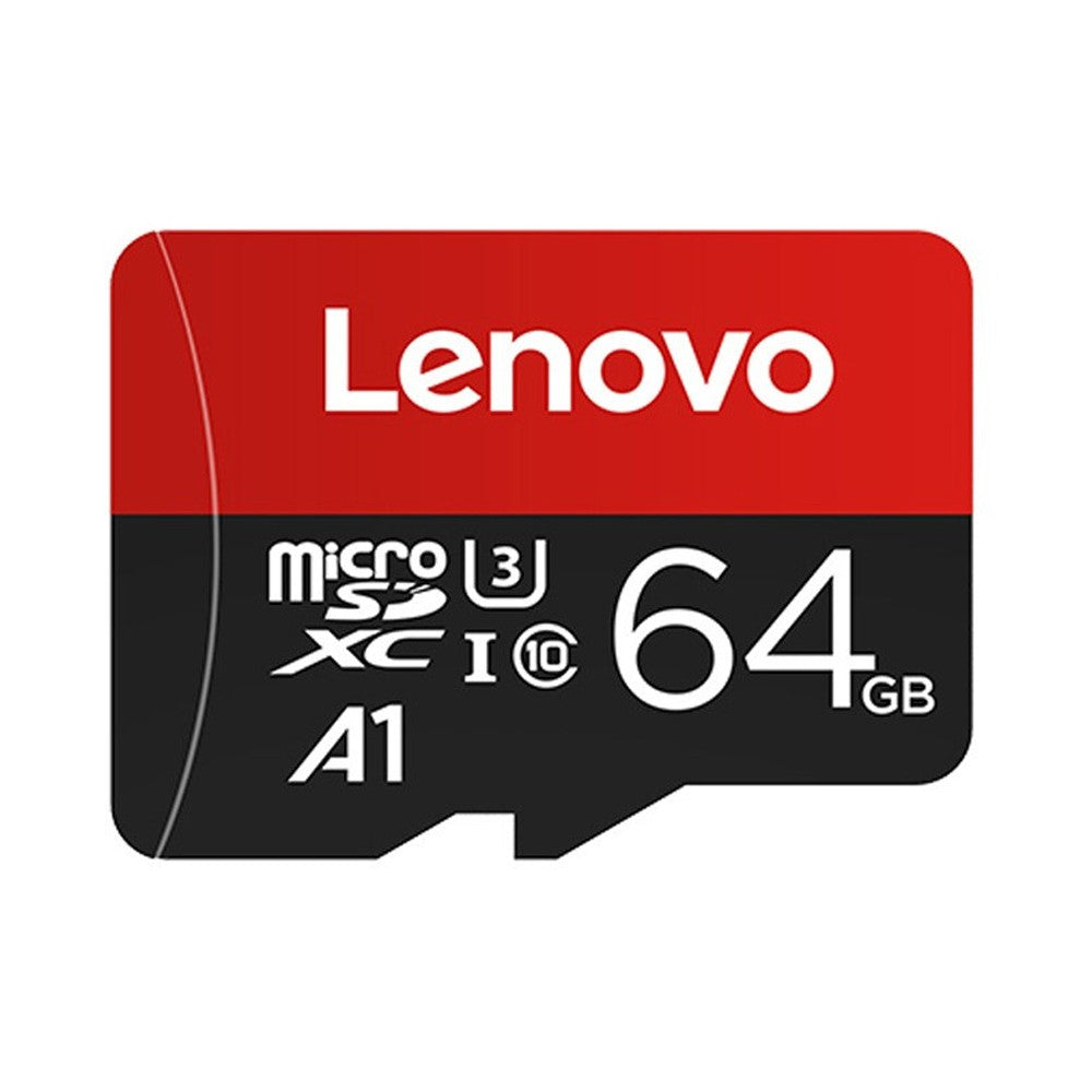 Lenovo Micro SD Card 64GB Mini TF Memory Card with up to 100 MB/s, A1 U3 C10 for Phone Camera Cam Tablet PC