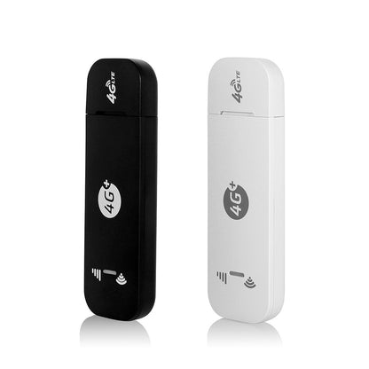 4G LTE USB Modem WiFi Dongle Mini Mobile WiFi Hotspot Router with SIM Card Slot 150Mbps DL 50Mbps UL Share Up to 10 WiFi Users