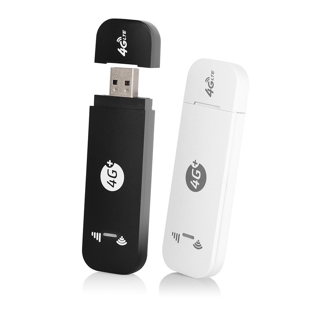 4G LTE USB Modem WiFi Dongle Mini Mobile WiFi Hotspot Router with SIM Card Slot 150Mbps DL 50Mbps UL Share Up to 10 WiFi Users