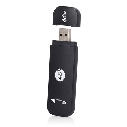 4G LTE USB Modem WiFi Dongle Mini Mobile WiFi Hotspot Router with SIM Card Slot 150Mbps DL 50Mbps UL Share Up to 10 WiFi Users