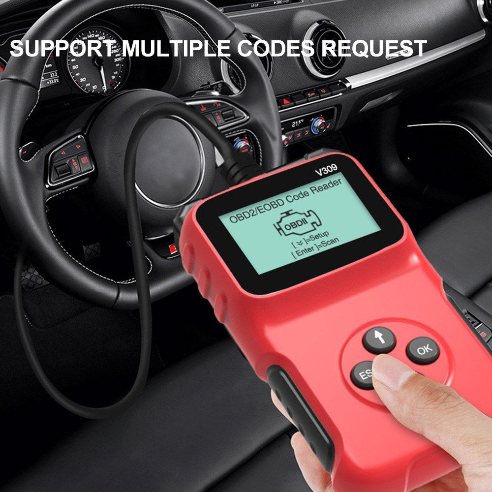 Wired Car OBD Scanner Plug and Play Car Fault Code Reader Auto Diagnostic Scanner Tool Engine Tester