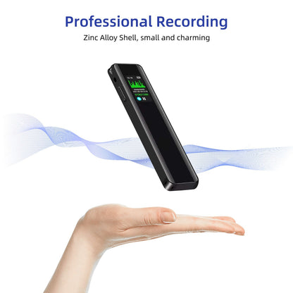 8GB Digital Voice Recorder 60hrs Voice Activated Recording Device Dictaphone MP3 Player 3072KBPS HD Small Tape Recorder for Lectures Meetings Interviews