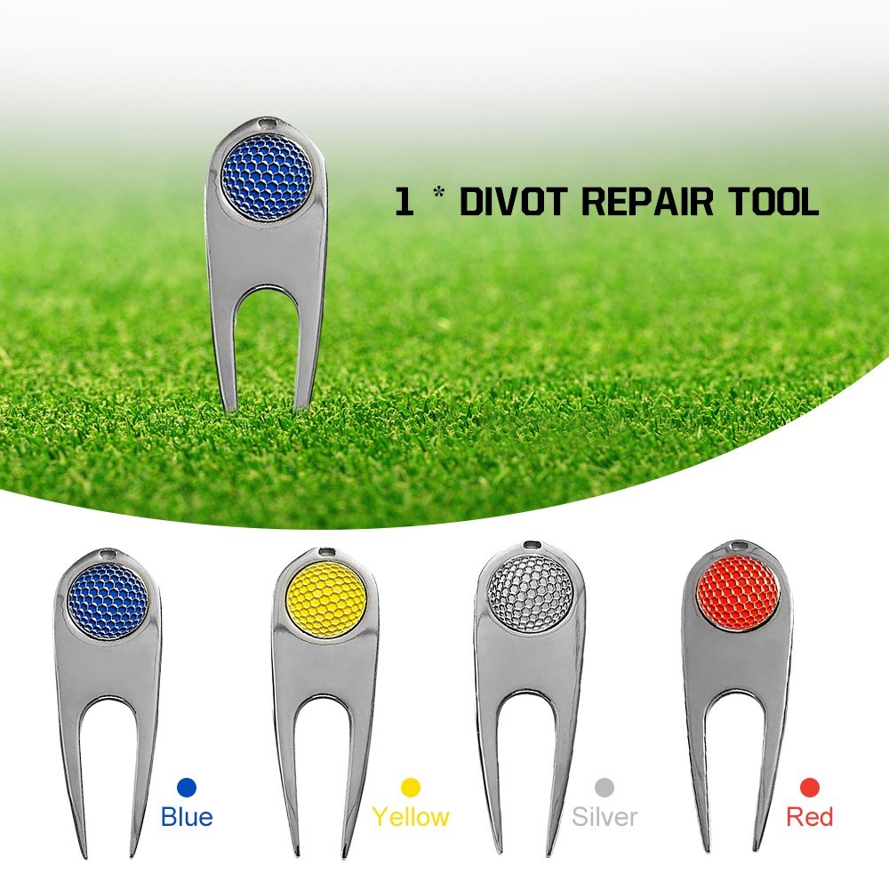 11 Pcs Golf Set  Golf Training Accessories with 6 Golf Tees 3 Golf Balls Divot Repair Tool Leather Box Set