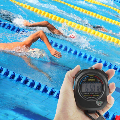 Sports Stopwatch Timer Waterproof Digital Stopwatch with Date Time and Alarm Function for Swimming Running Football