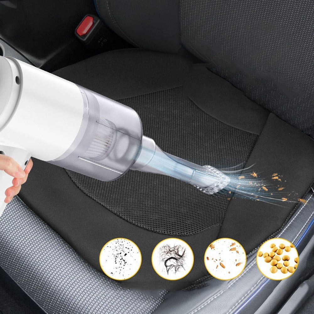 2 in 1 Car Cordless Vacuum Cleaner Air Blower 2000PA Home Office Mini Handheld Dust Remover Deduster