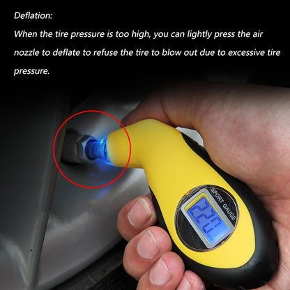 0-150PSI Digital Tire Pressure Gauge Car Tire Pressure Detector with LCD Backlit Display