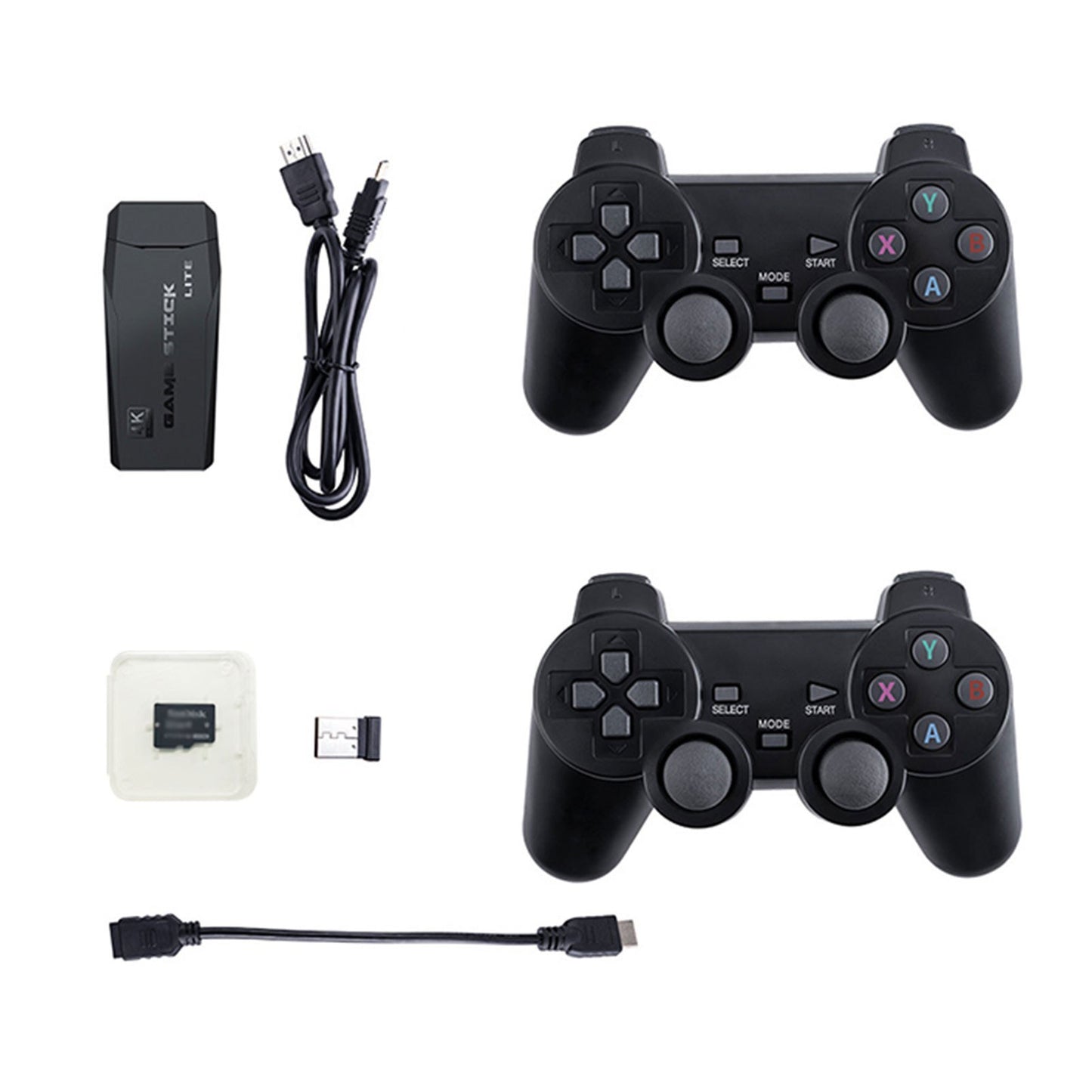 Y3 Lite Video Game Console HD Classic Games Console Dual 2.4G Wireless Controllers Connect TV Plug and Play Video Game Stick Built-in 3000 Games