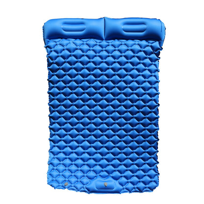 Inflatable Sleeping Pad Lightweight Camping Mattress Camp Air Mat Bed with Pillows for Hiking Backpacking Camping