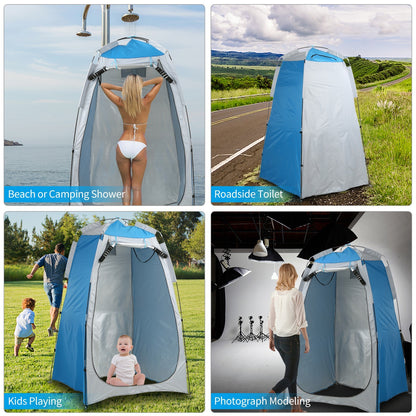 Camping Beach Shower Tent Privacy Shelter Tent Portable Outdoor Sun Rain Shelter with Window