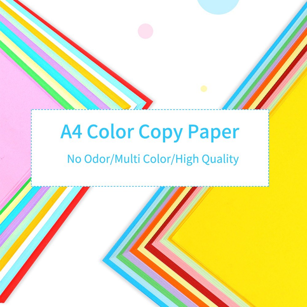 100 Sheets A4 Copy Paper 210x297mm/8.3x11.7in Printer Paper 70GSM for Copy Printing Writing Office Stationery