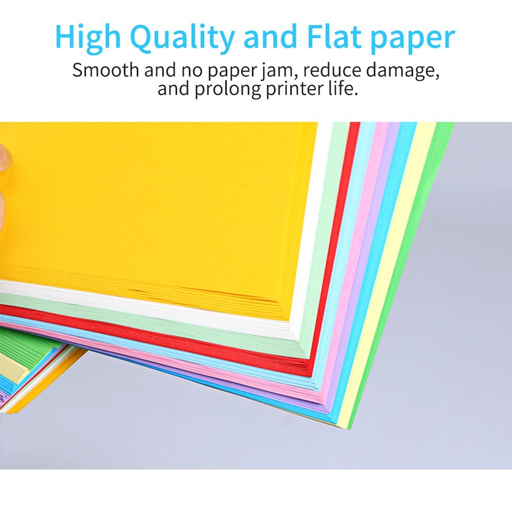 100 Sheets A4 Copy Paper 210x297mm/8.3x11.7in Printer Paper 70GSM for Copy Printing Writing Office Stationery