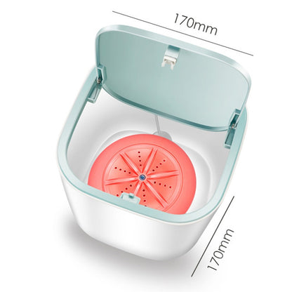 Portable Washing Machine Laundry Barrel Washer Underwear Socks Washer Mini Personal Rotating Ultrasonic Turbine Washer