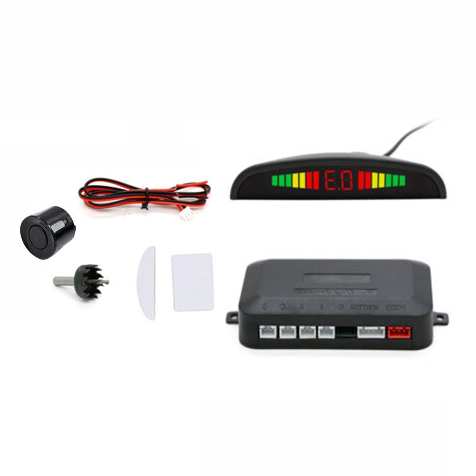 Digital Display Car Sensor Backup Reverse Rear View Radar Alarm Safety System Kit